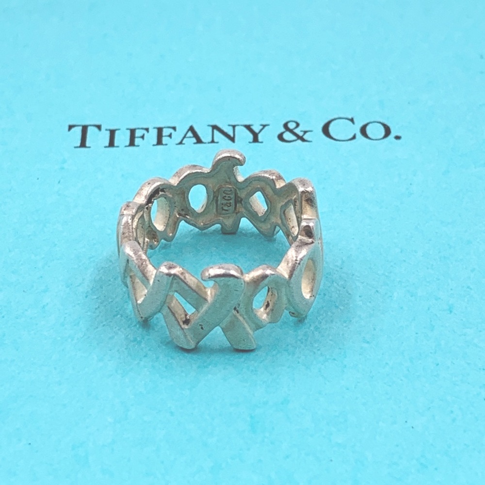 Tiffany & Co 925 Silver Loving Heart Vintage Ring